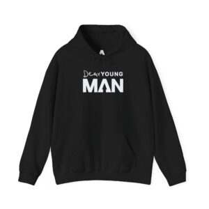 White Hoodie with Subtle 'MAMA' Pastel Print — Cozy Mother's Day Pullover